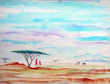 アフリカ出身のコリイ・ポール6 Oil Paintings